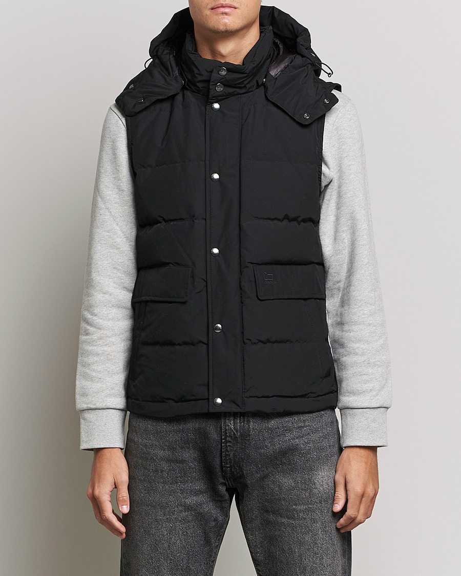Mies | Takit | Woolrich | Aleutian Detachable Hooded Vest Black