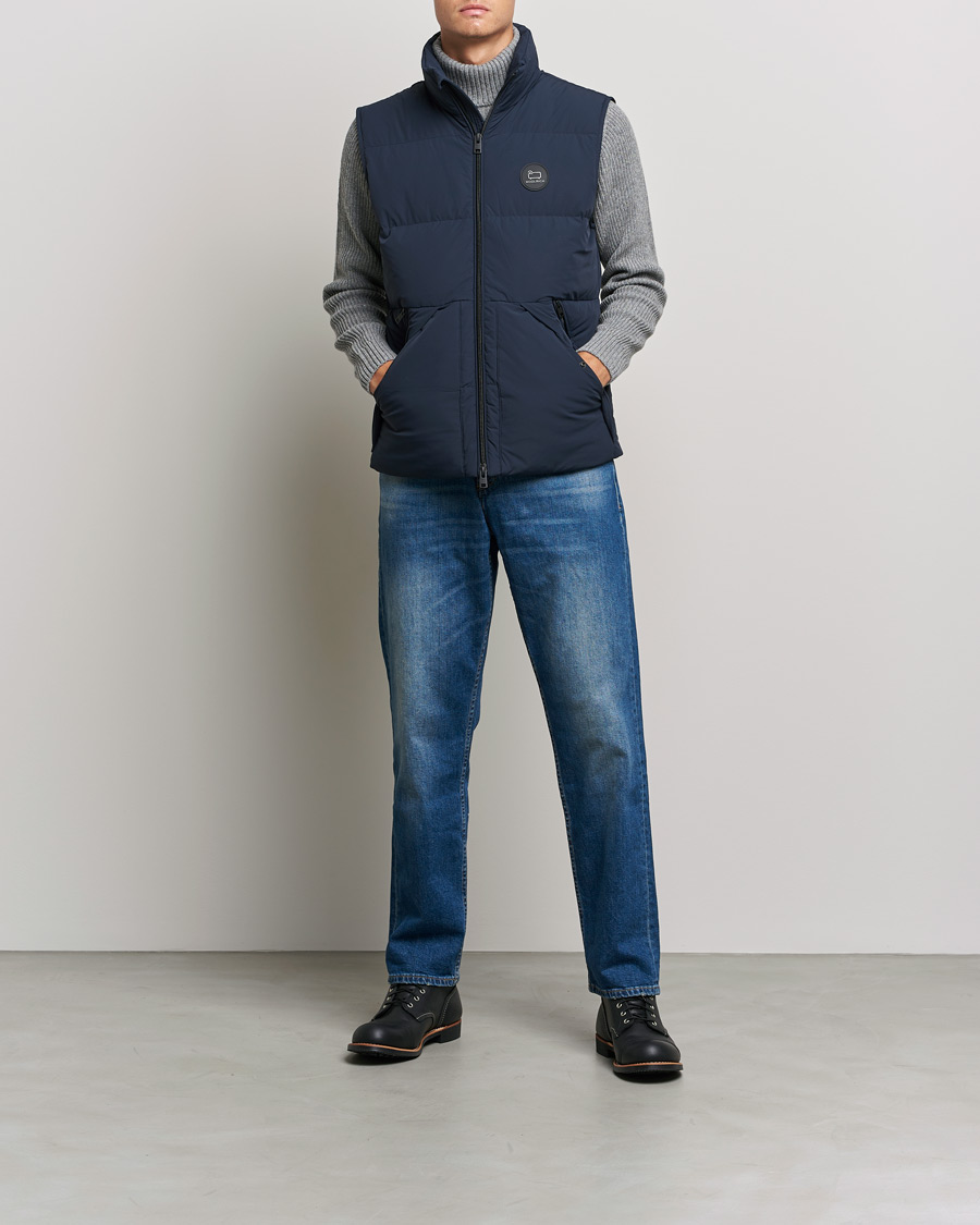 Mies | Takit | Woolrich | Sierra Supreme Vest Melton Blue