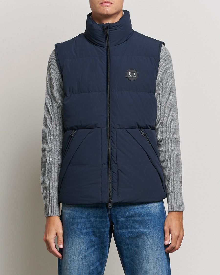 Mies | Takit | Woolrich | Sierra Supreme Vest Melton Blue