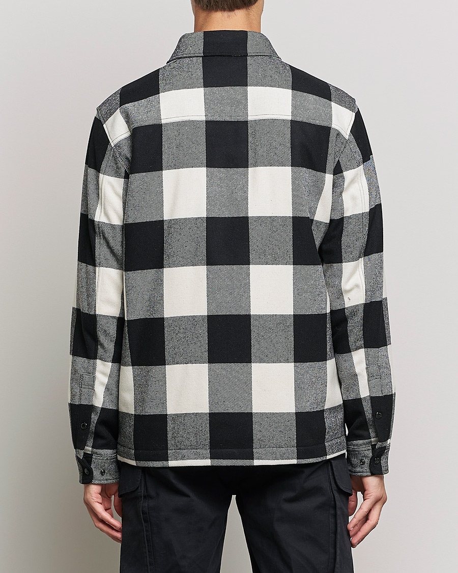 Mies | Kauluspaidat | Woolrich | Alaskan Wool Padded Overshirt White Buffalo
