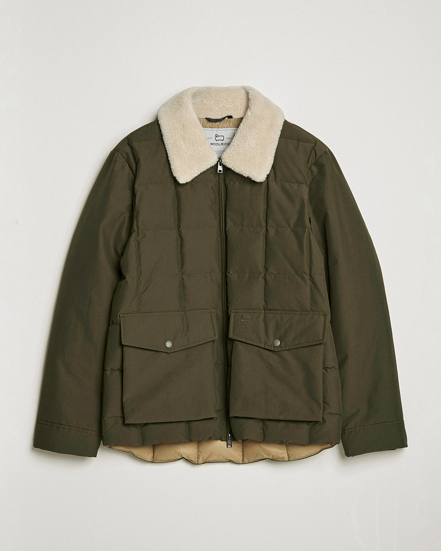 Mies | Takit | Woolrich | Duster Blizzard Jacket Dark Green