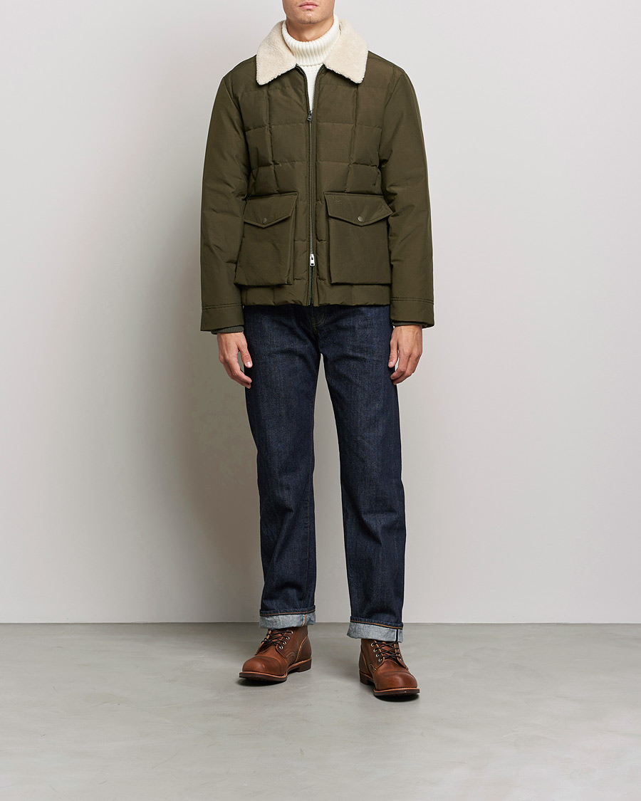 Mies | Takit | Woolrich | Duster Blizzard Jacket Dark Green