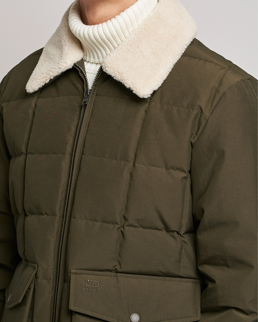 Mies | Takit | Woolrich | Duster Blizzard Jacket Dark Green