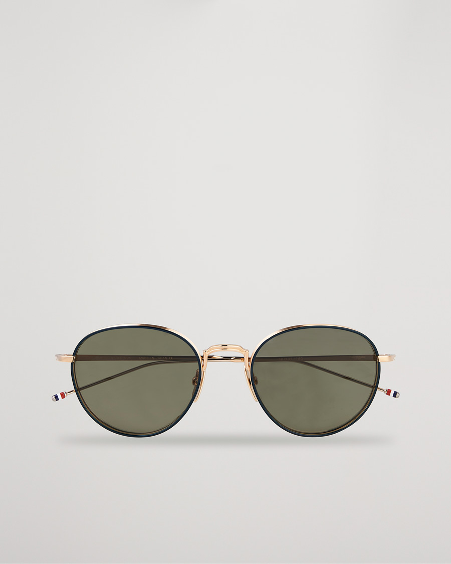 Mies |  | Thom Browne | TB-S119 Sunglasses Navy/White Gold