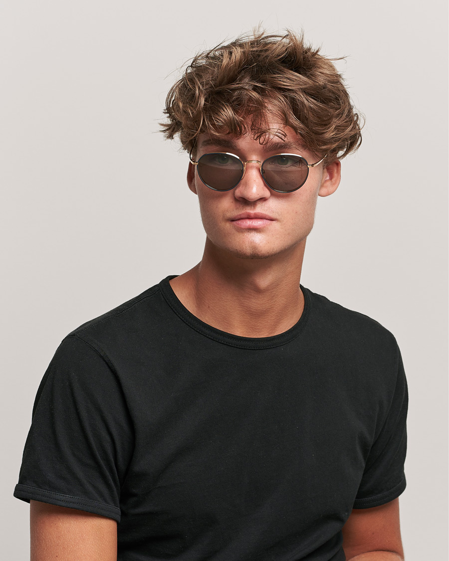 Mies | Thom Browne | Thom Browne | TB-S119 Sunglasses Navy/White Gold