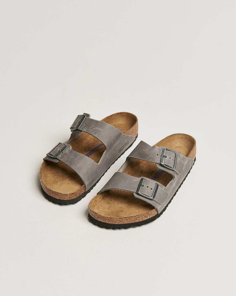 Mies | BIRKENSTOCK Arizona Soft Footbed Iron Oiled Leather | BIRKENSTOCK | Arizona Soft Footbed Iron Oiled Leather