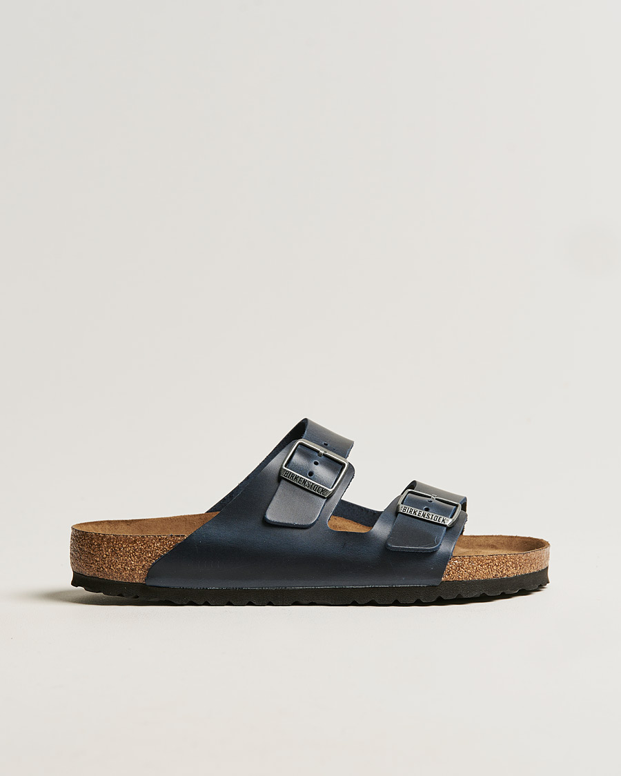 Mies | Sandaalit ja tohvelit | BIRKENSTOCK | Arizona Soft Footbed Blue Oiled Leather