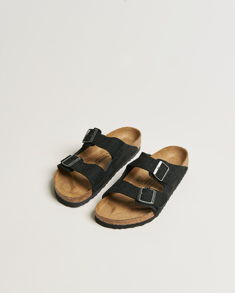 Mies | Sandaalit ja tohvelit | BIRKENSTOCK | Arizona Classic Footbed Desert Black Nubuck