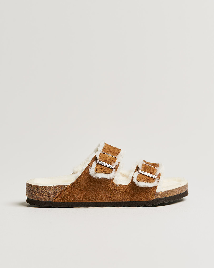 Mies | BIRKENSTOCK Arizona Classic Footbed Shearling Mink Suede | BIRKENSTOCK | Arizona Classic Footbed Shearling Mink Suede