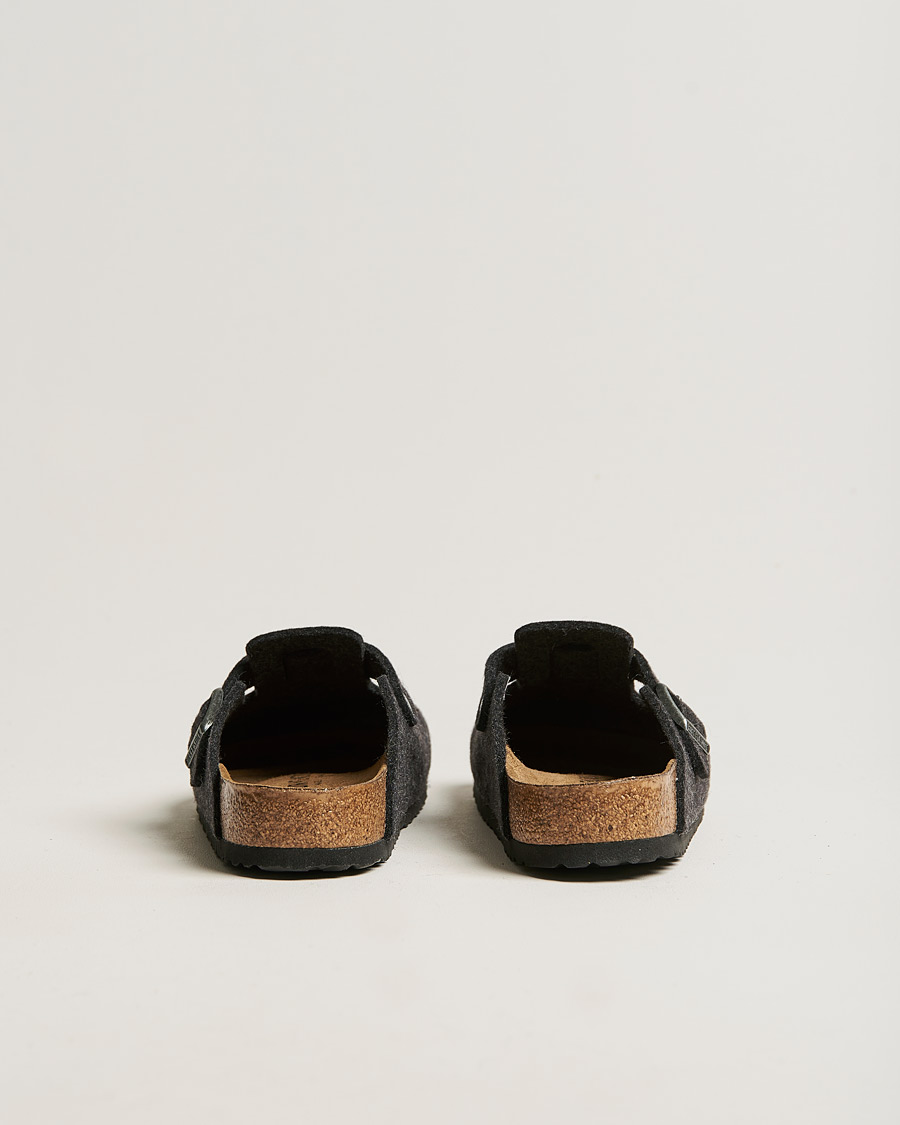 Mies |  | BIRKENSTOCK | Boston Classic Footbed Anthracite Wool Felt