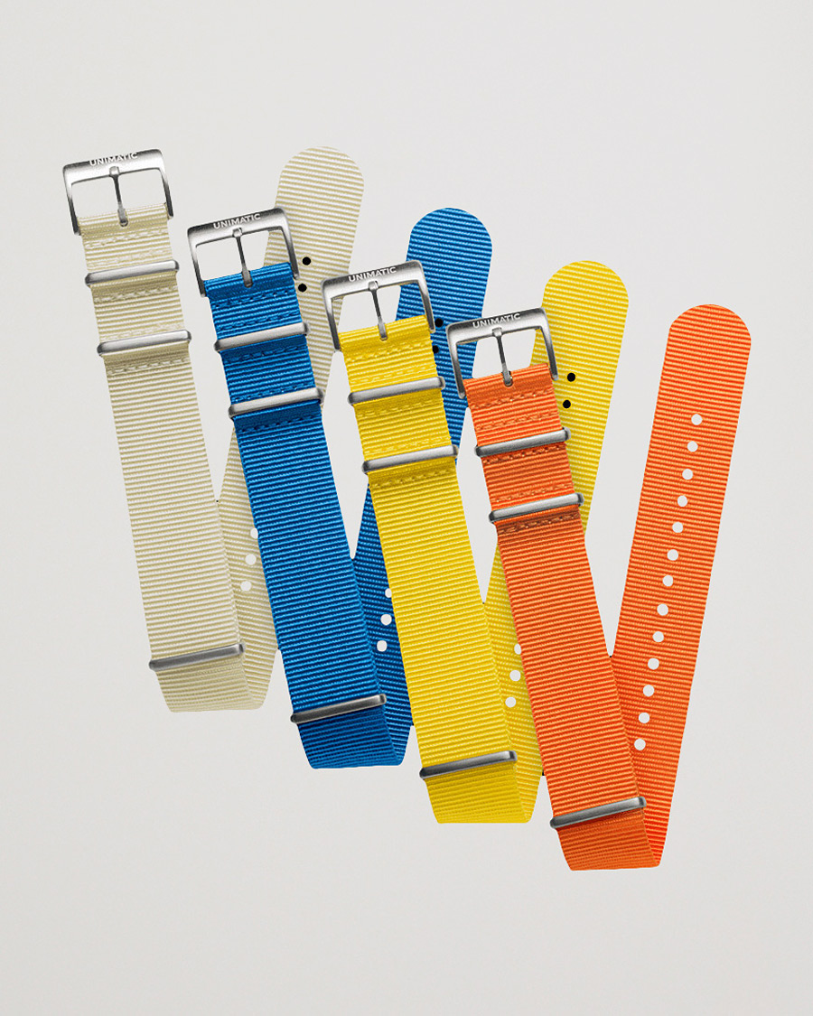 Mies | Kellonrannekkeet | UNIMATIC | Bold Nato Steel 22mm Strap Set Multi