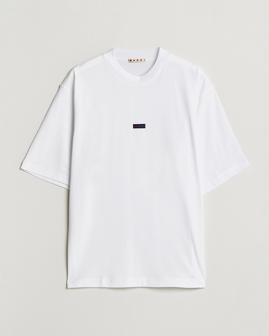 Miehet |  | Marni | Logo Applied T-Shirt White