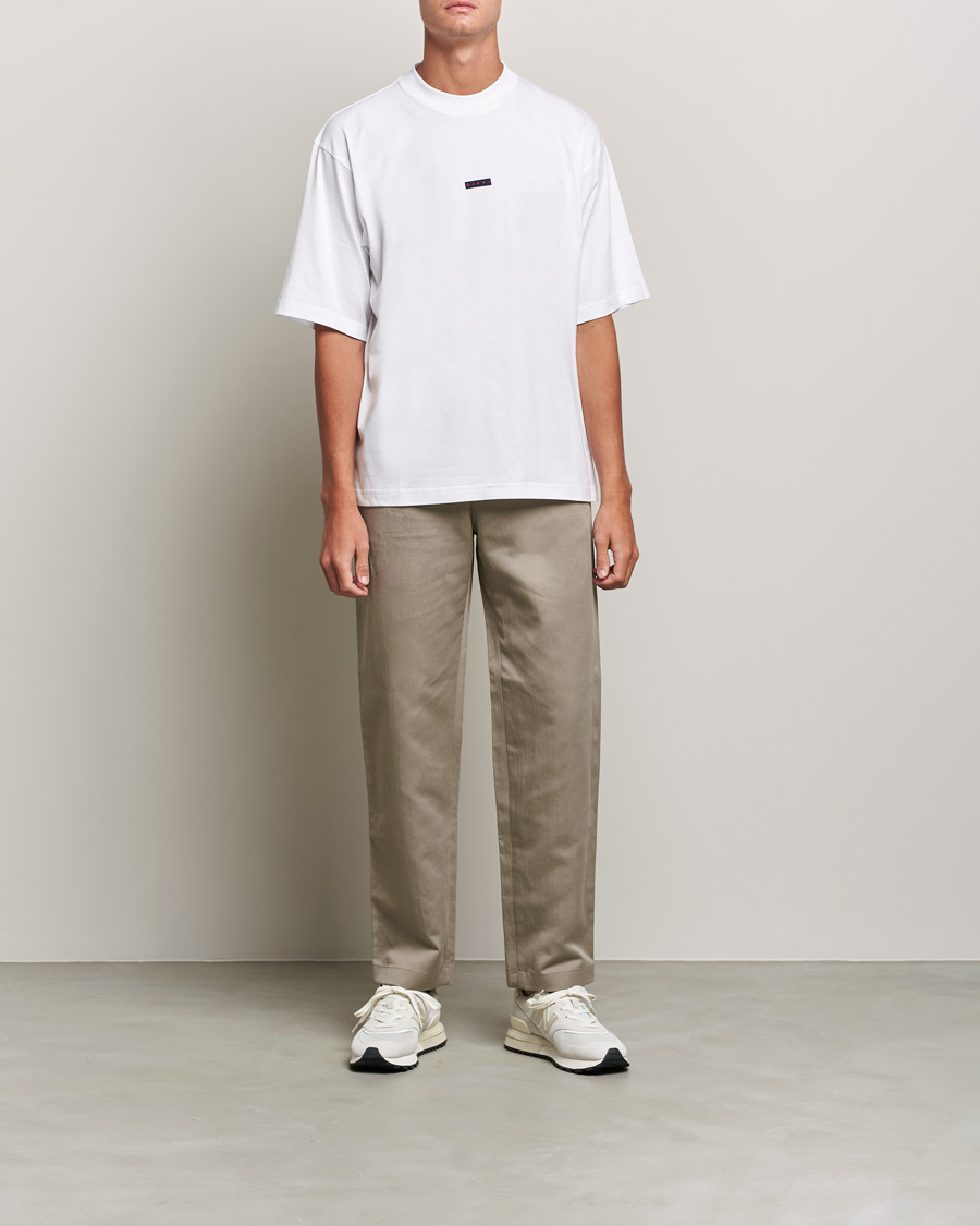Mies | T-paidat | Marni | Logo Applied T-Shirt White