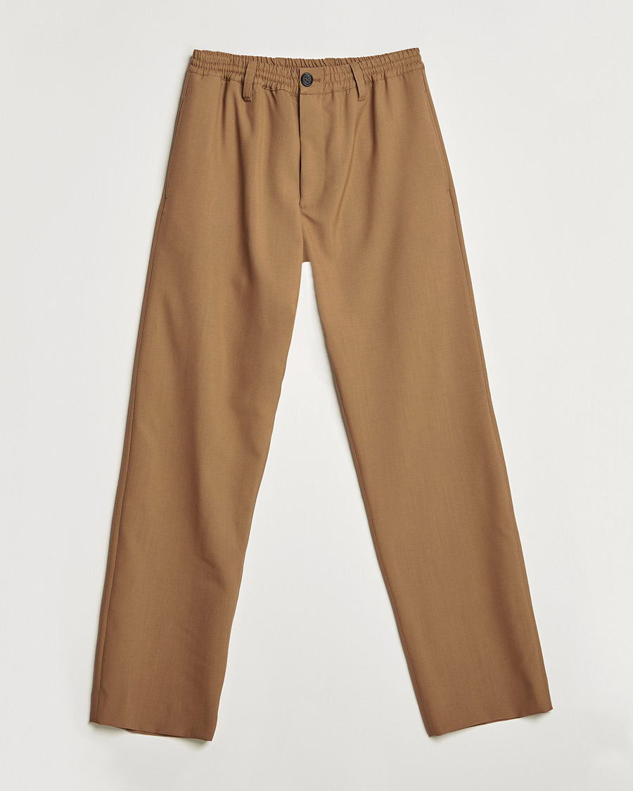 Mies | Housut | Marni | Tropical Wool Trousers Beige