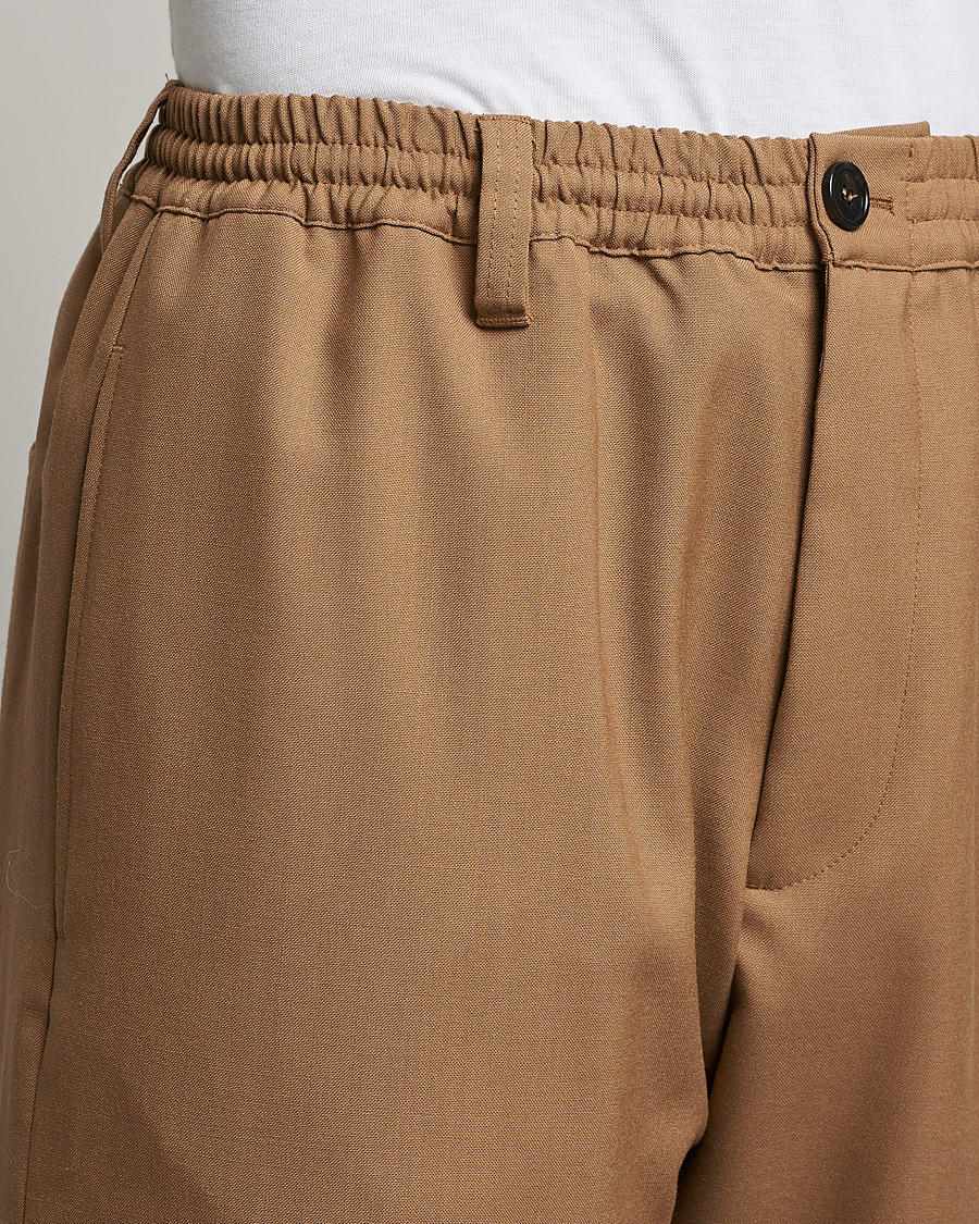 Mies | Housut | Marni | Tropical Wool Trousers Beige