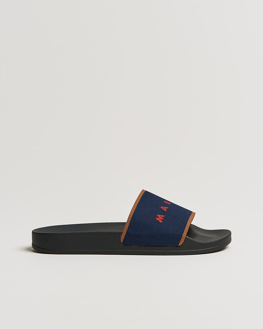 Mies | Marni Knit Slides Navy | Marni | Knit Slides Navy