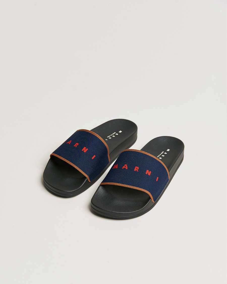 Mies | Sandaalit ja tohvelit | Marni | Knit Slides Navy
