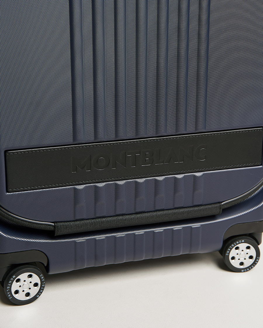 Mies | Laukut | Montblanc | Trolley Cabin w. Pocket 4 Wheels Blue