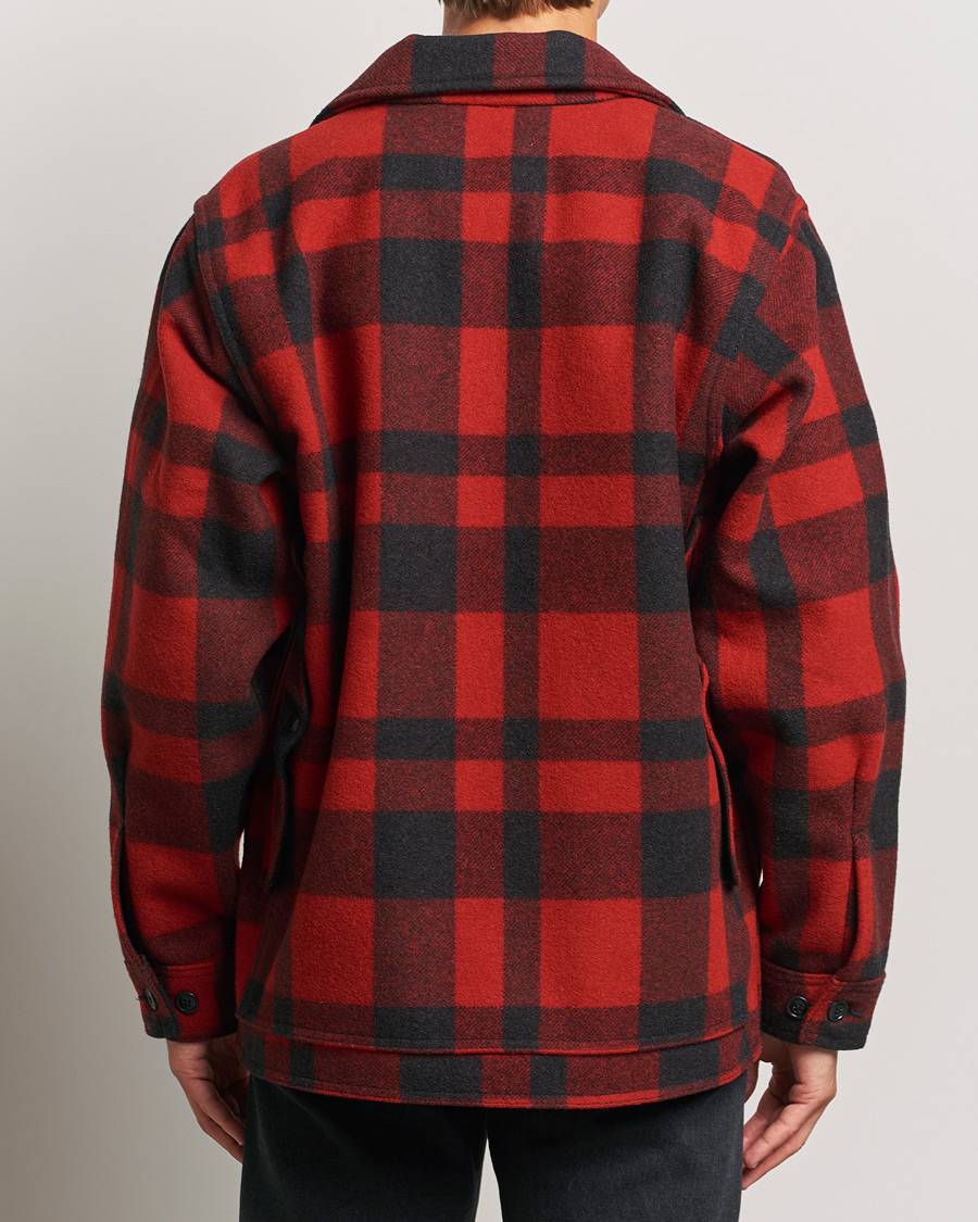 Mies | Takit | Filson | Mackinaw Wool Cruiser Red/Black Plaid