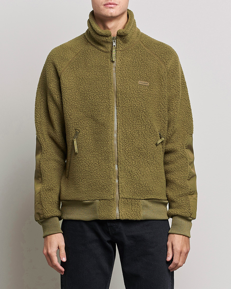 Mies | Puserot | Filson | Sherpa Fleece Jacket Marsh Olive