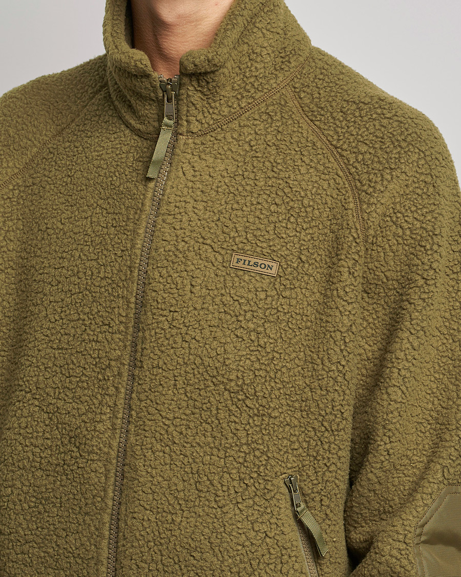 Mies | Puserot | Filson | Sherpa Fleece Jacket Marsh Olive