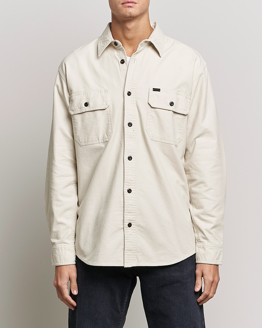 Mies |  | Filson | Field Flannel Shirt Natural
