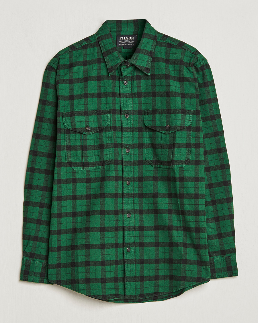 Mies | Kauluspaidat | Filson | Alaskan Guide Shirt Bottle Green Black