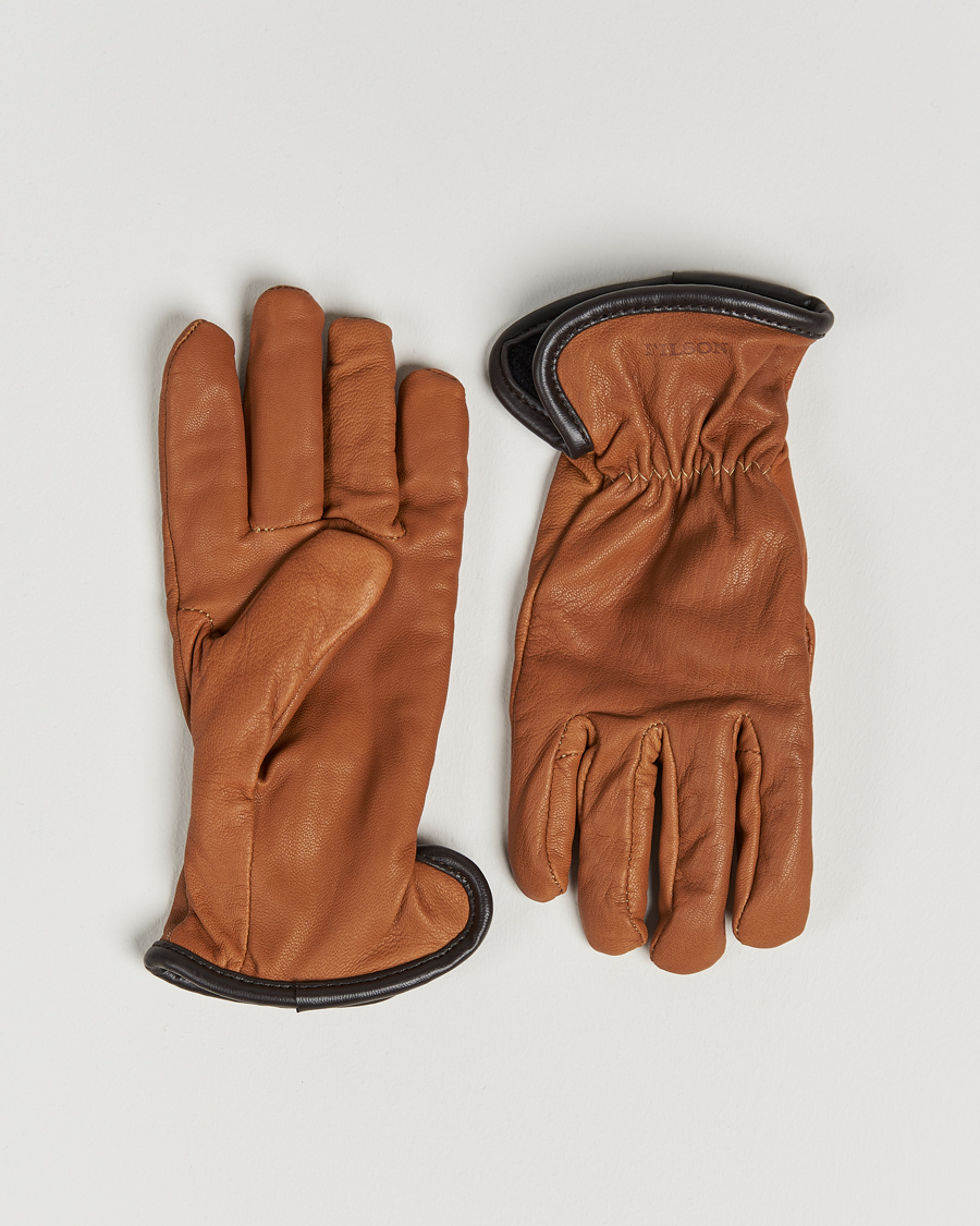 Mies | Filson Original Lined Goatskin Gloves Saddle Brown | Filson | Original Lined Goatskin Gloves Saddle Brown