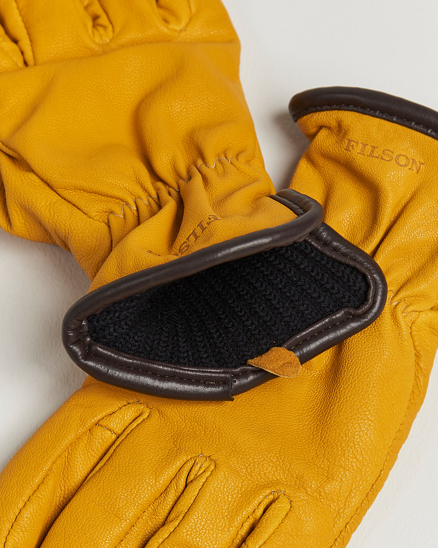 Mies | Tyylitietoiselle | Filson | Original Lined Goatskin Gloves Tan