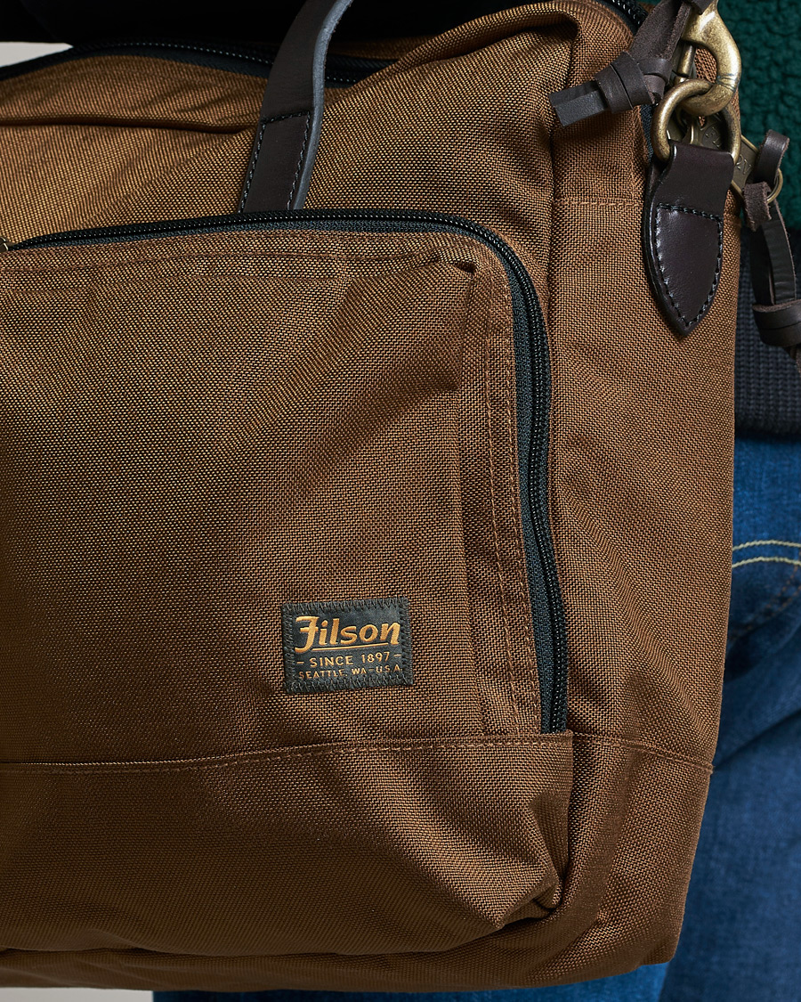 Mies | Filson Dryden Cordura Nylon Briefcase Whiskey | Filson | Dryden Cordura Nylon Briefcase Whiskey