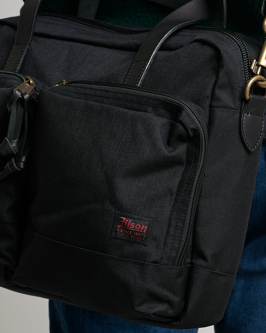 Mies | Filson Dryden Cordura Nylon Briefcase Dark Navy | Filson | Dryden Cordura Nylon Briefcase Dark Navy