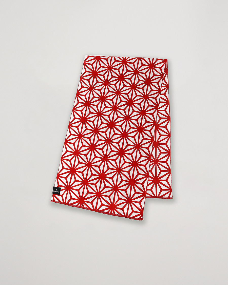 Mies | Beams Japan Chaoras Hand Towel White/Red | Beams Japan | Chaoras Hand Towel White/Red