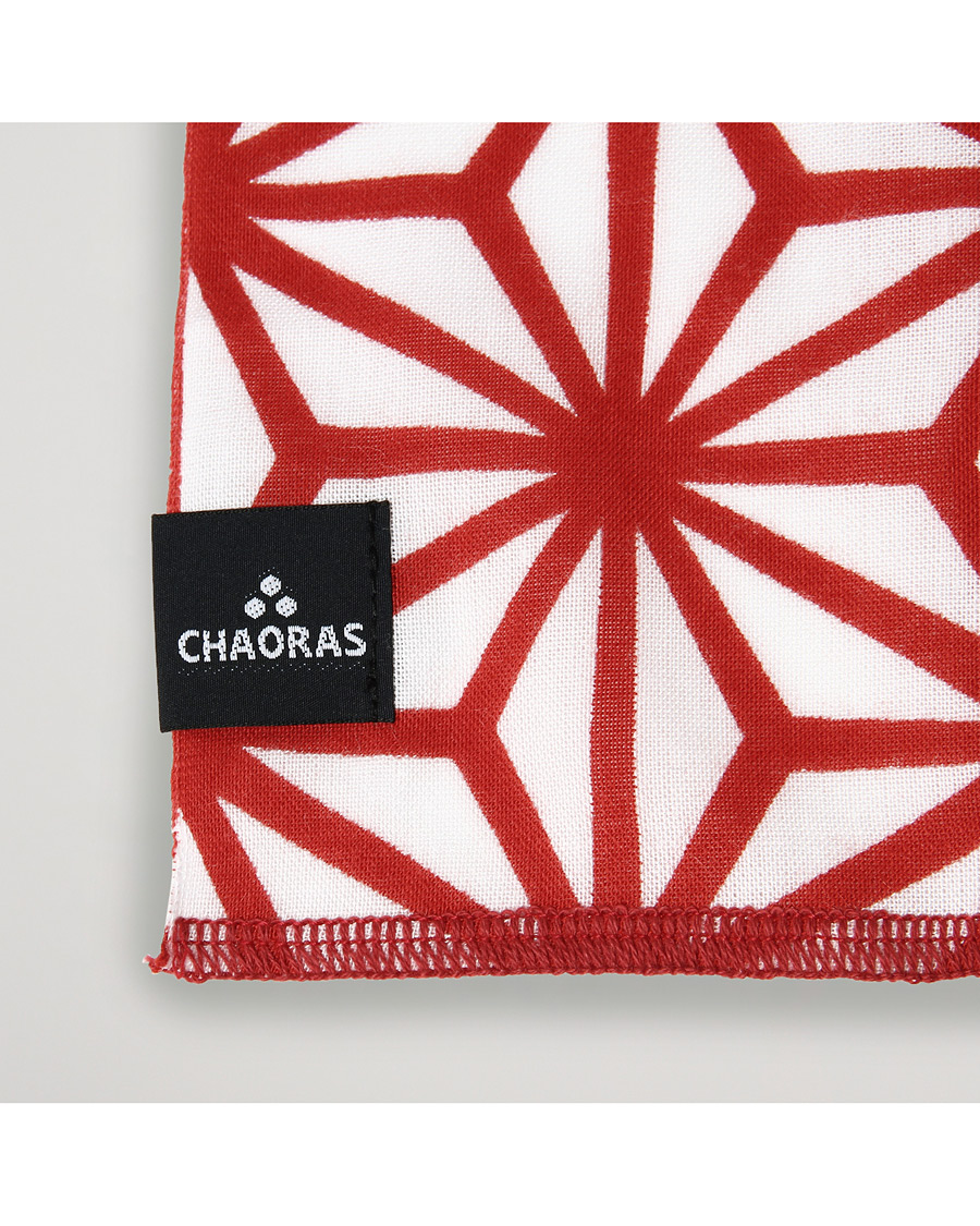 Mies | Beams Japan Chaoras Hand Towel White/Red | Beams Japan | Chaoras Hand Towel White/Red