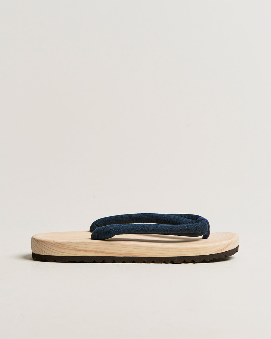 Mies | Sandaalit ja tohvelit | Beams Japan | Wooden Geta Sandals Navy