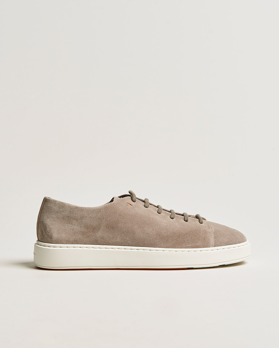 Mies | Santoni Cleanic Sneakers Beige Suede | Santoni | Cleanic Sneakers Beige Suede