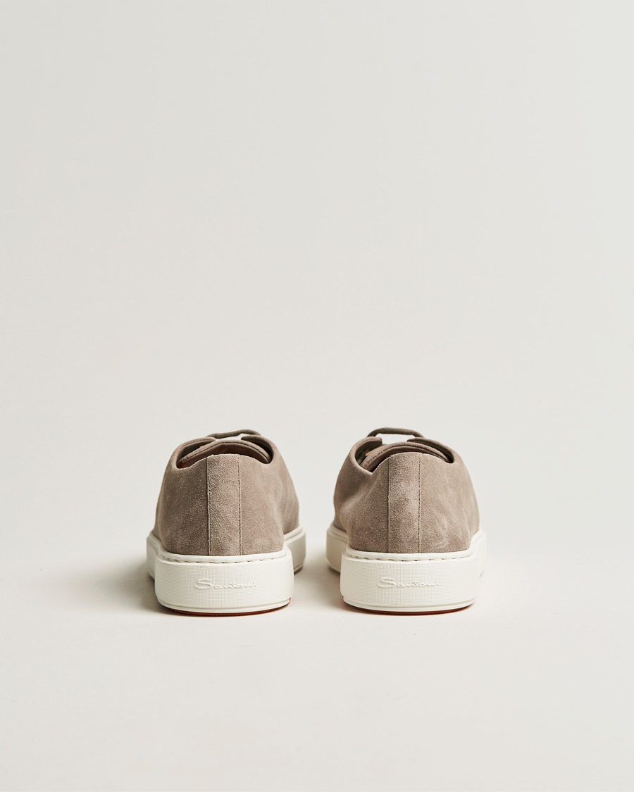 Mies | Santoni Cleanic Sneakers Beige Suede | Santoni | Cleanic Sneakers Beige Suede