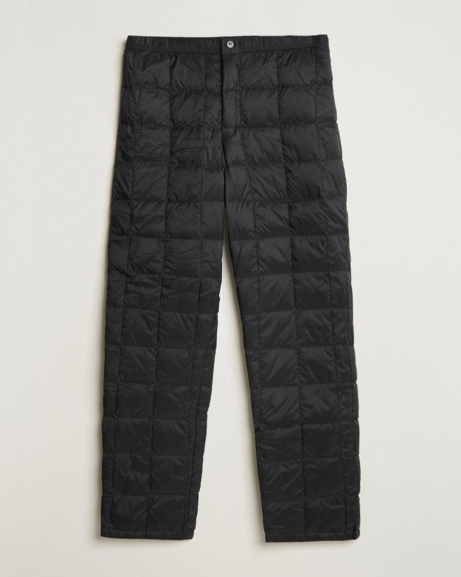 Mies | Housut | TAION | Regular Straight Down Pants Black