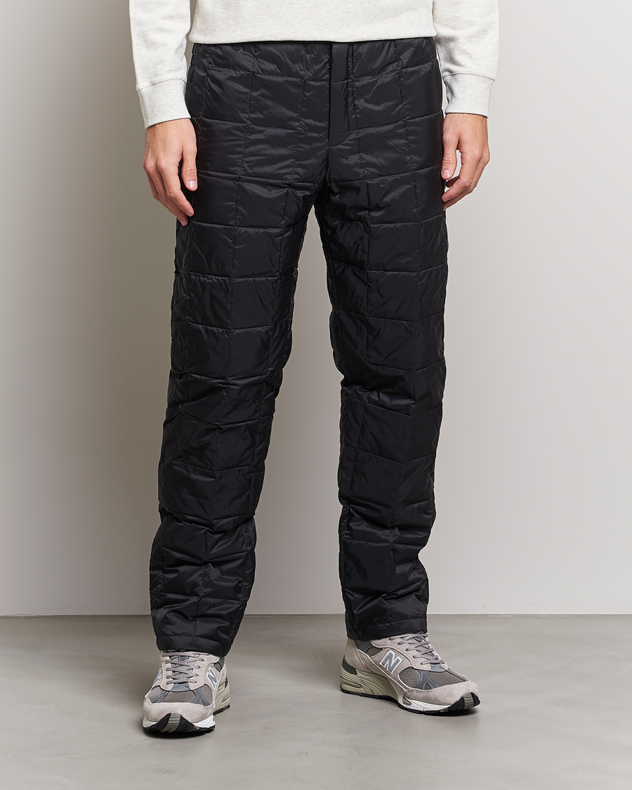 Mies | Housut | TAION | Regular Straight Down Pants Black