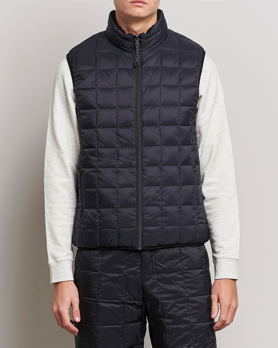 Mies |  | TAION | Reversible Fleece Vest Black/Black