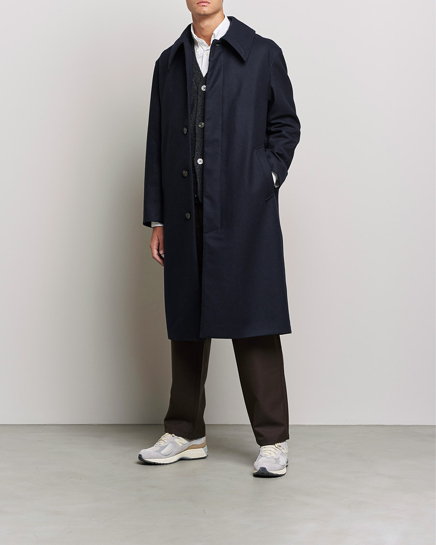 Mies | Housut | Sunflower | Soft Wool Trousers Brown