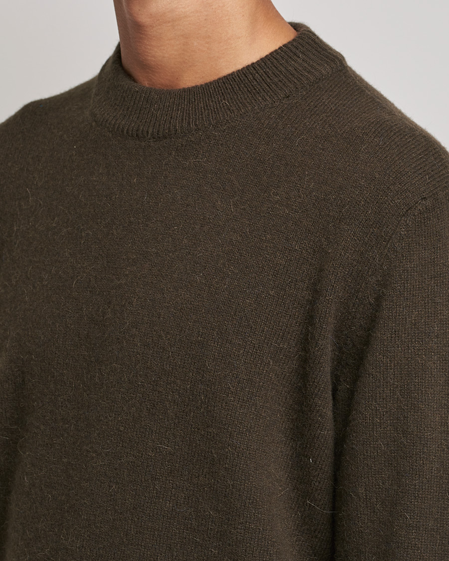 Mies | Puserot | Sunflower | Moon Alpaca Sweater Dark Brown
