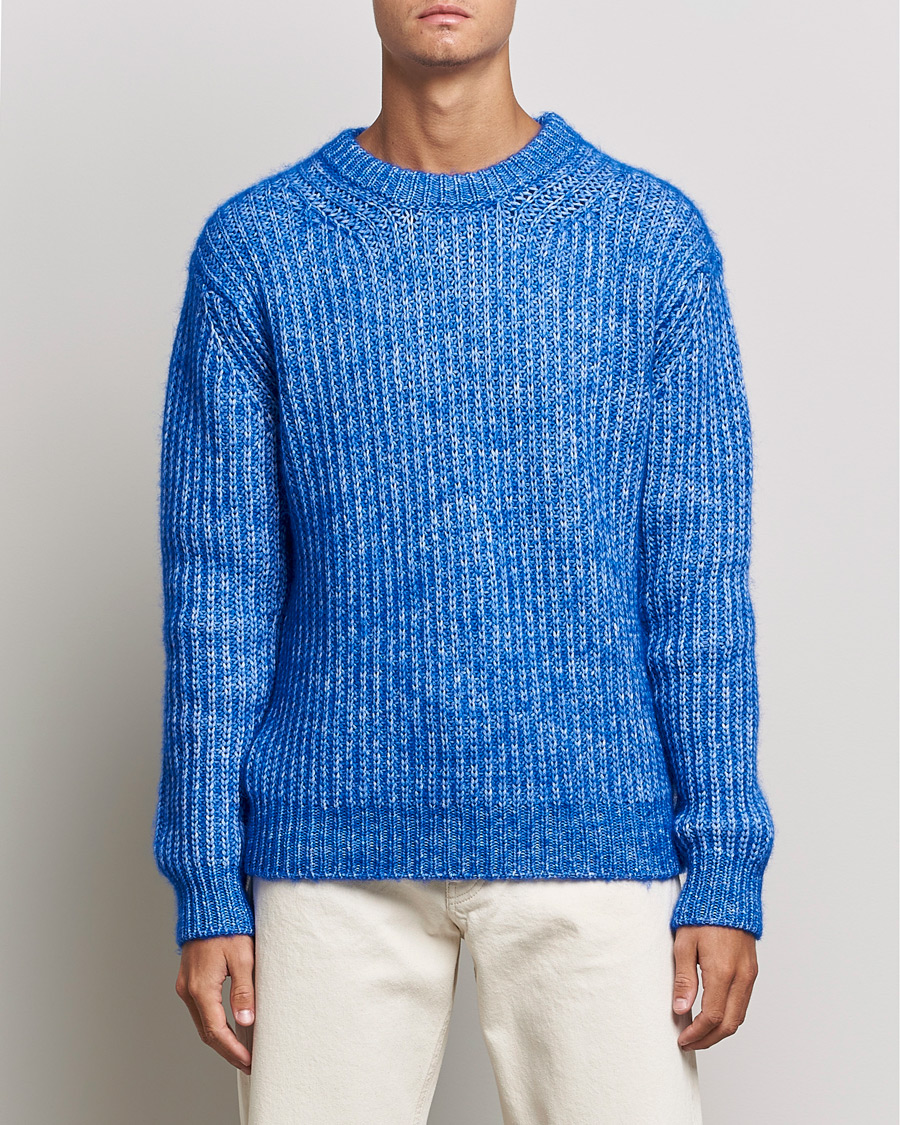 Mies | Puserot | Sunflower | Field Sweater Electric Blue