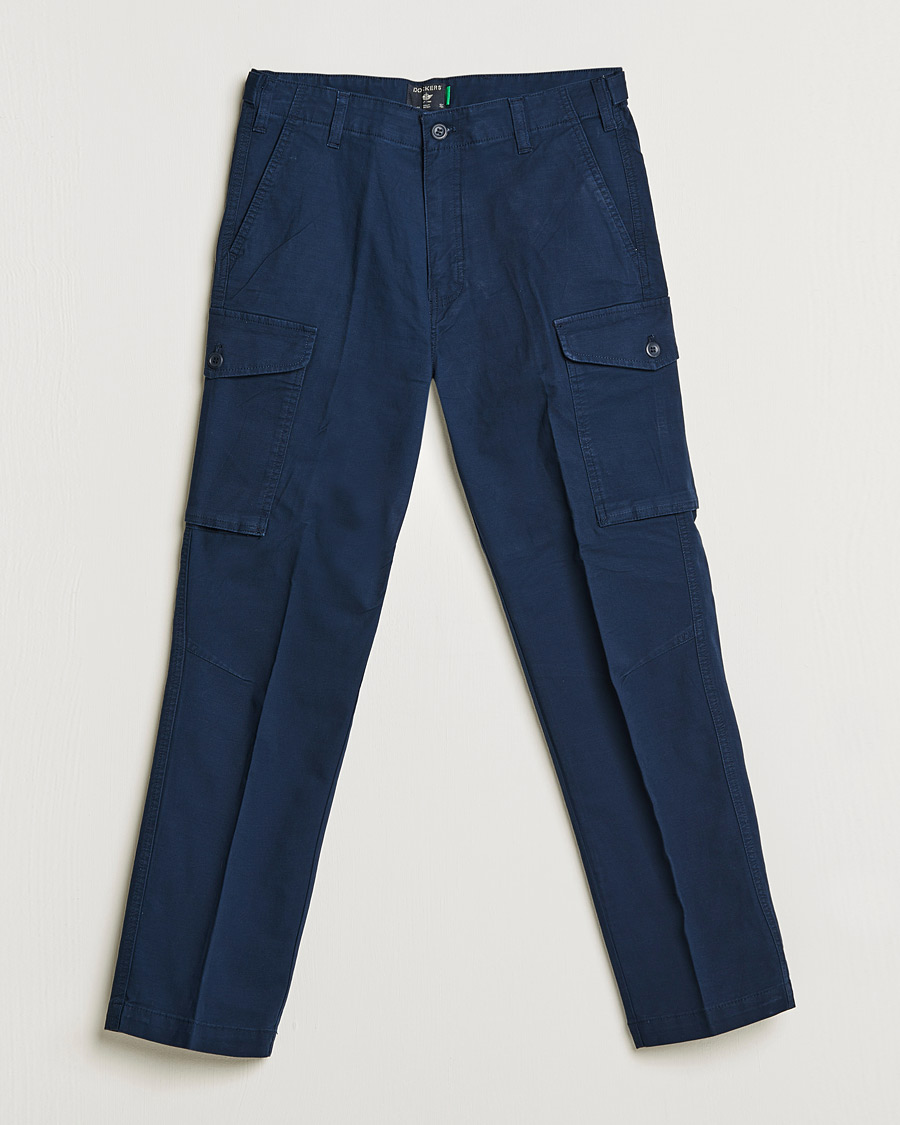 Mies | Housut | Dockers | Tapered Cotton Cargo Pant Navy