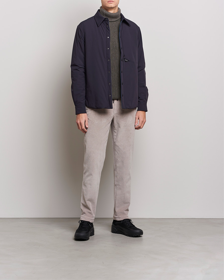 Mies | Takit | SEASE | Gate Padded Overshirt Navy