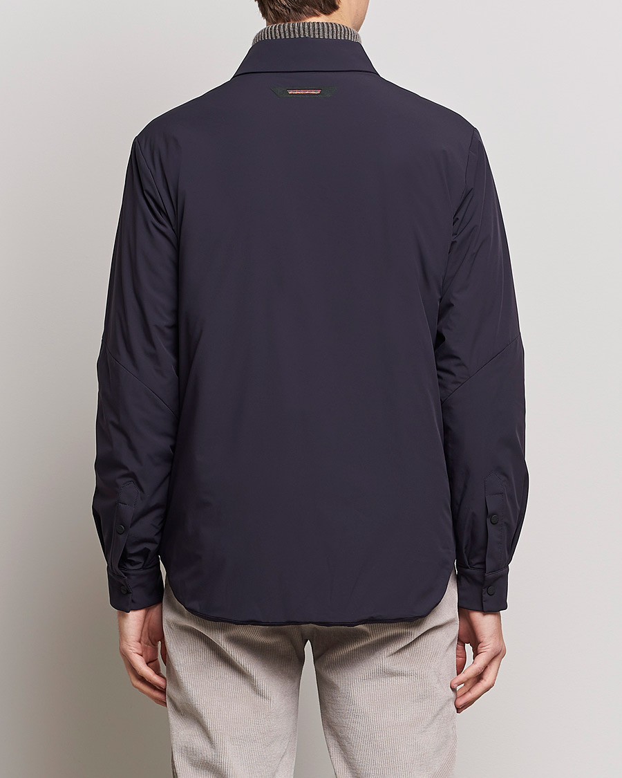 Mies | Takit | SEASE | Gate Padded Overshirt Navy