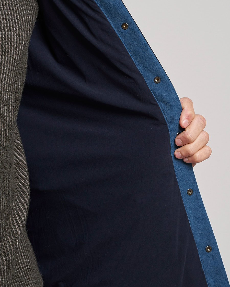 Mies | Takit | SEASE | Gate Padded Overshirt Navy