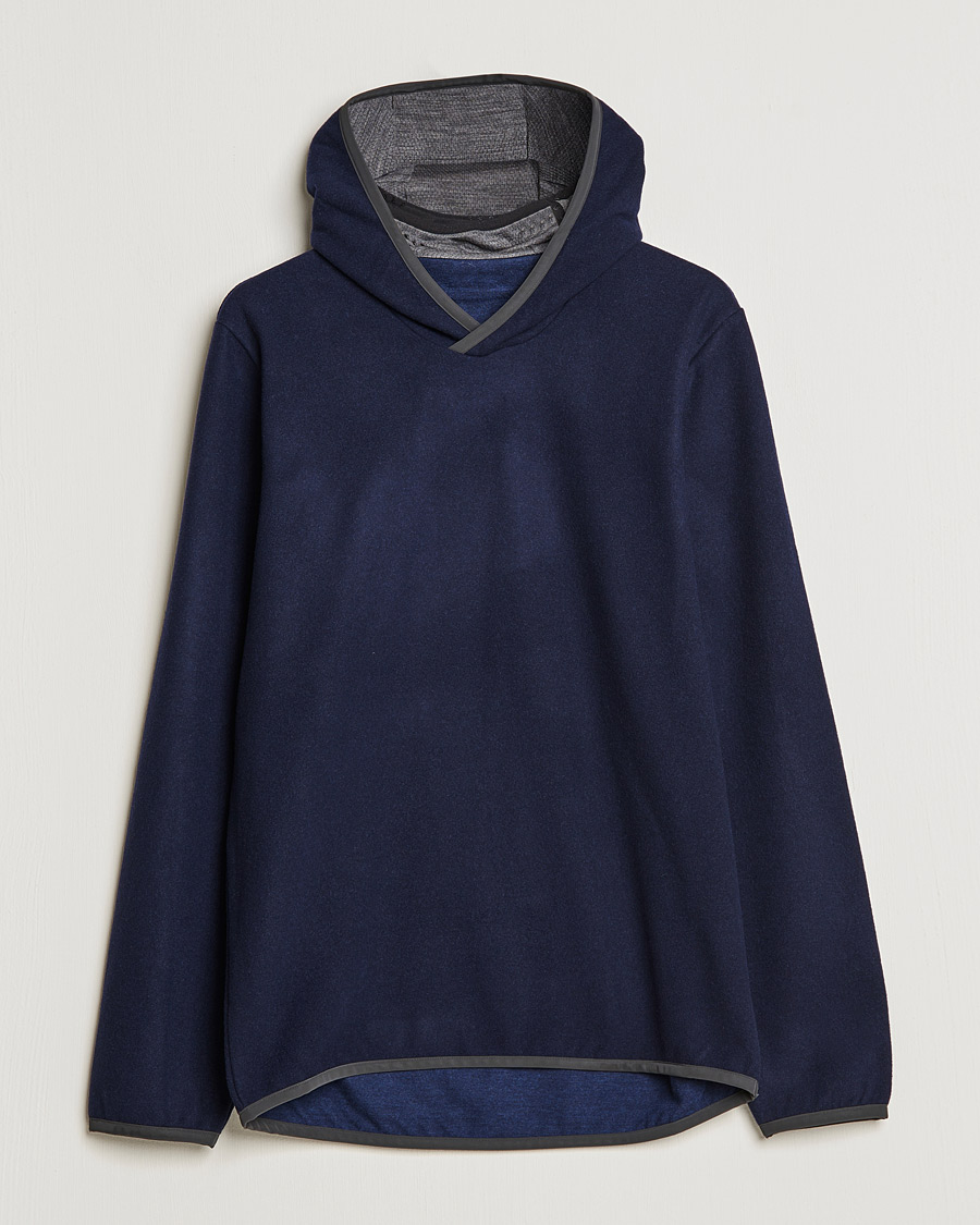 Mies | Puserot | SEASE | Drone Wool/Jersey Hood Navy