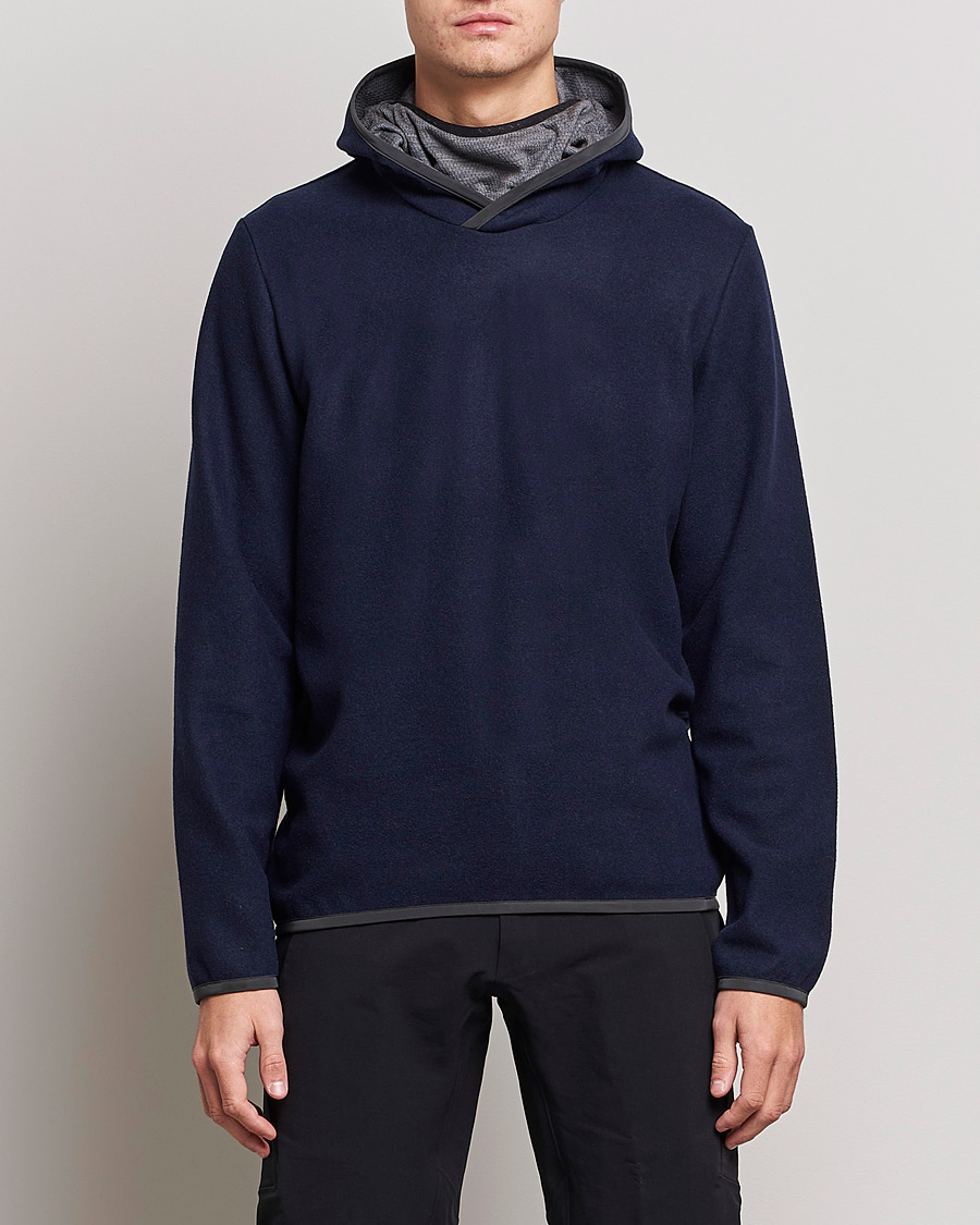Mies | Puserot | SEASE | Drone Wool/Jersey Hood Navy