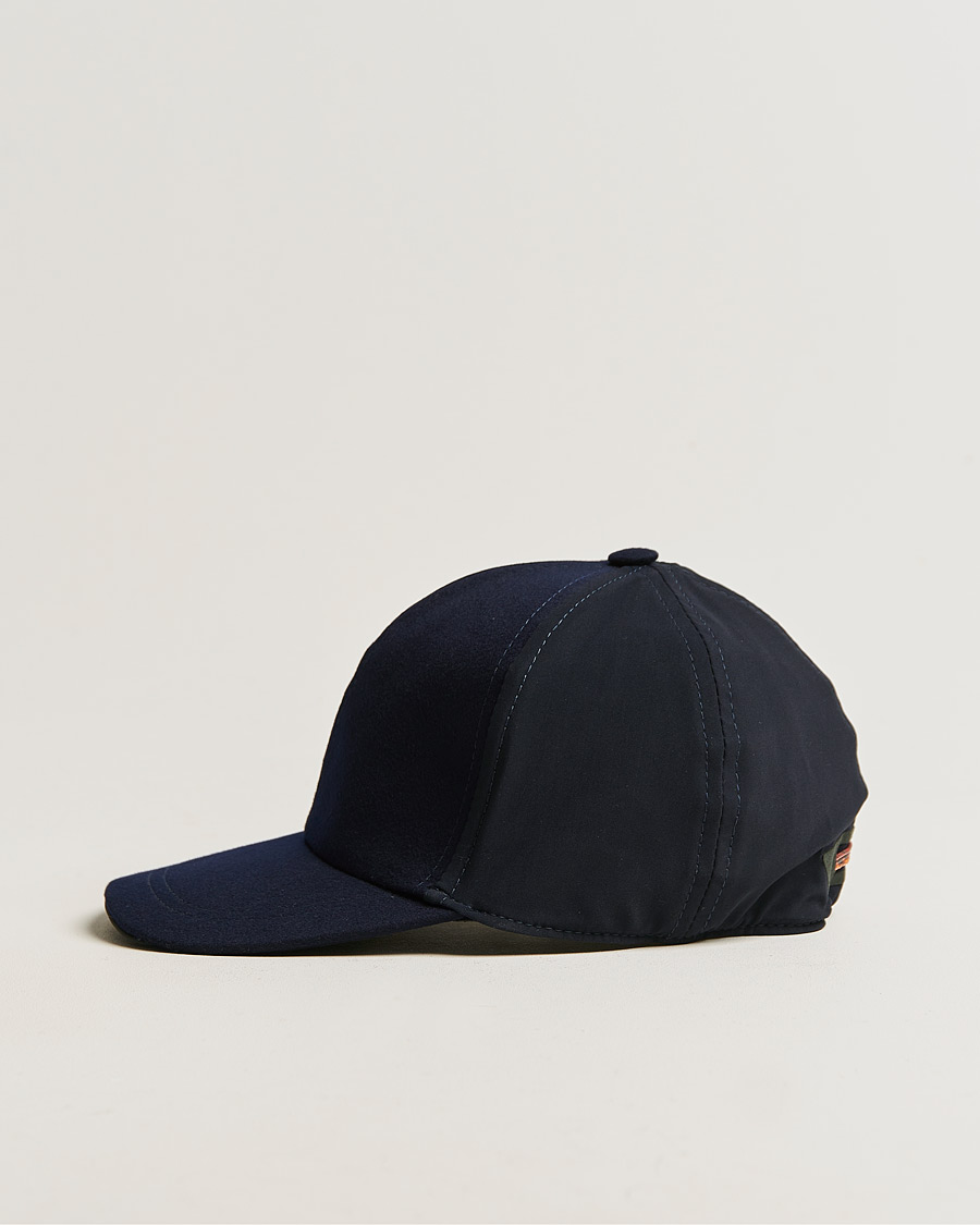 Mies | SEASE Wool/Cashmere Baseball Cap Navy | SEASE | Wool/Cashmere Baseball Cap Navy