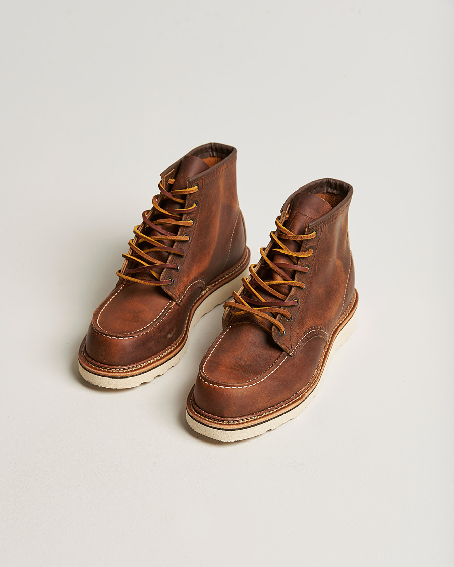 Mies | Nilkkurit | Red Wing Shoes | Moc Toe Boot Copper Rough/Though Leather